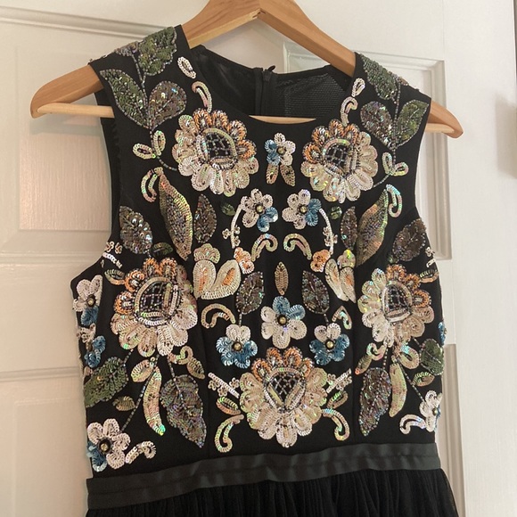 Needle & Thread Embroidered Cocktail Dress - Picture 3 of 11